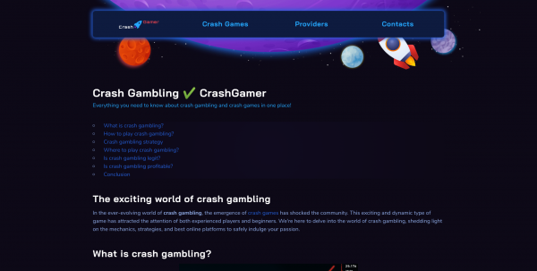 Crash Gambling